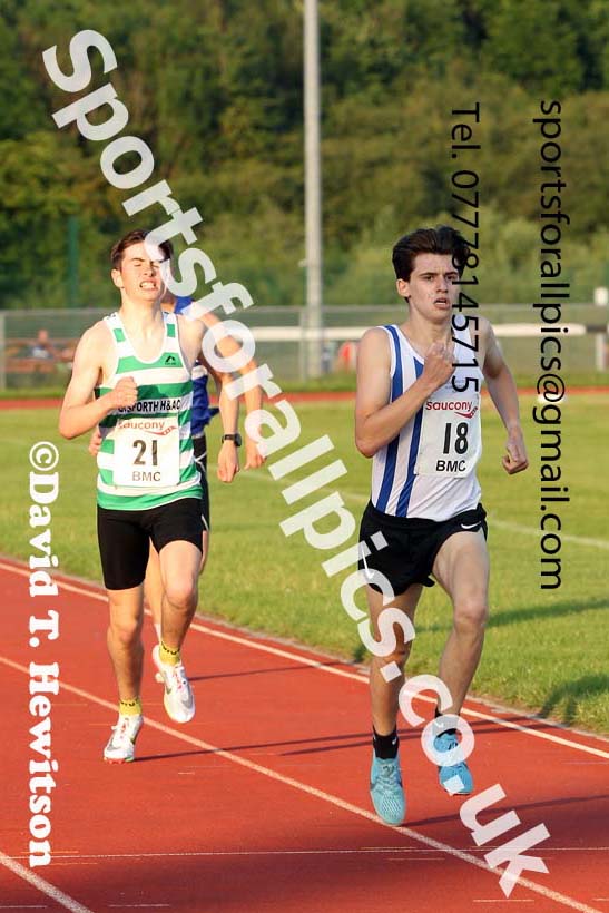 BMC 1500 metres, BMC, Chester le Street, July 19th. Photo: David T. Hewitson/Sports for All Pics